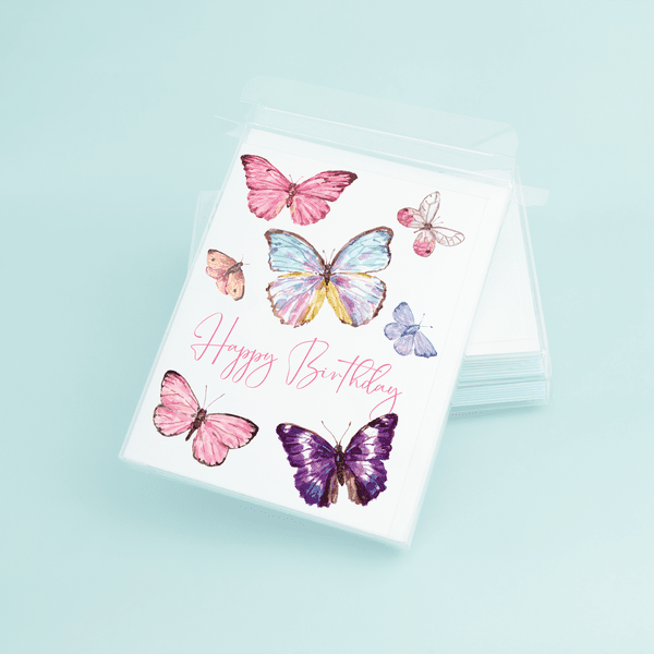 Butterflies Happy Birthday - themonogram manor