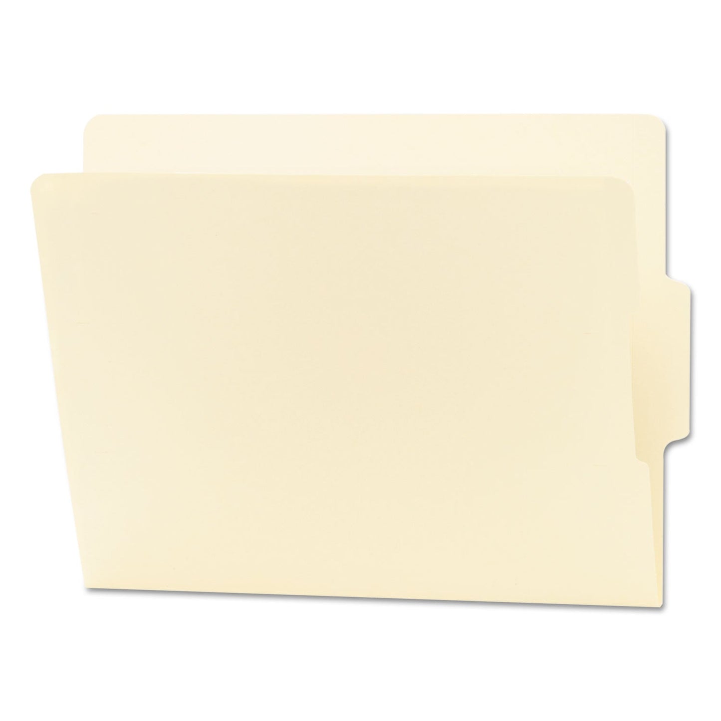Smead Heavyweight Manila End Tab Folders, 9" High Front, 1/3 - Cut Tabs: Center, Letter Size, 0.75" Expansion, Manila, 100/Box - themonogram manor