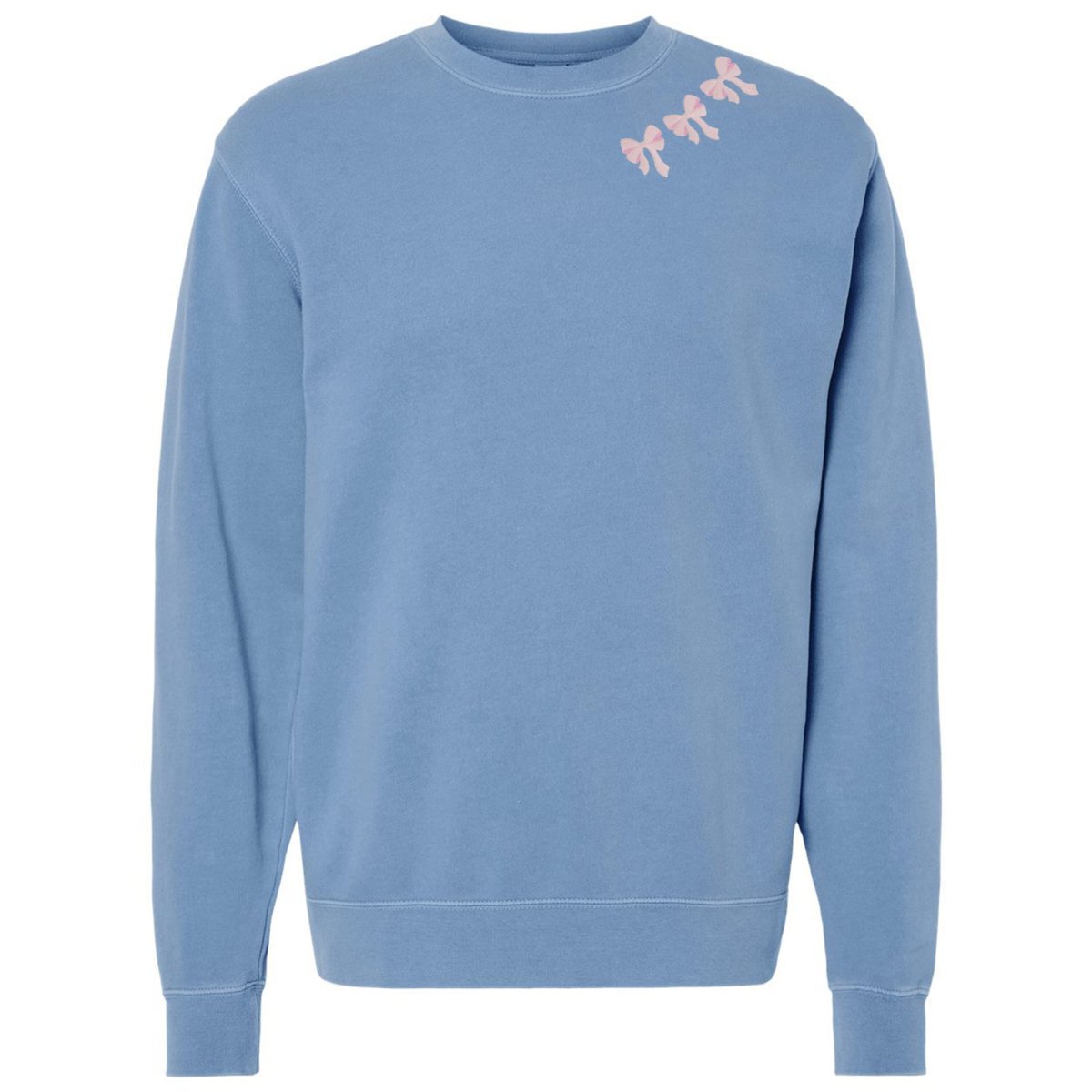 Embroidered 'Bow Collar' Cozy Crew - themonogram manor
