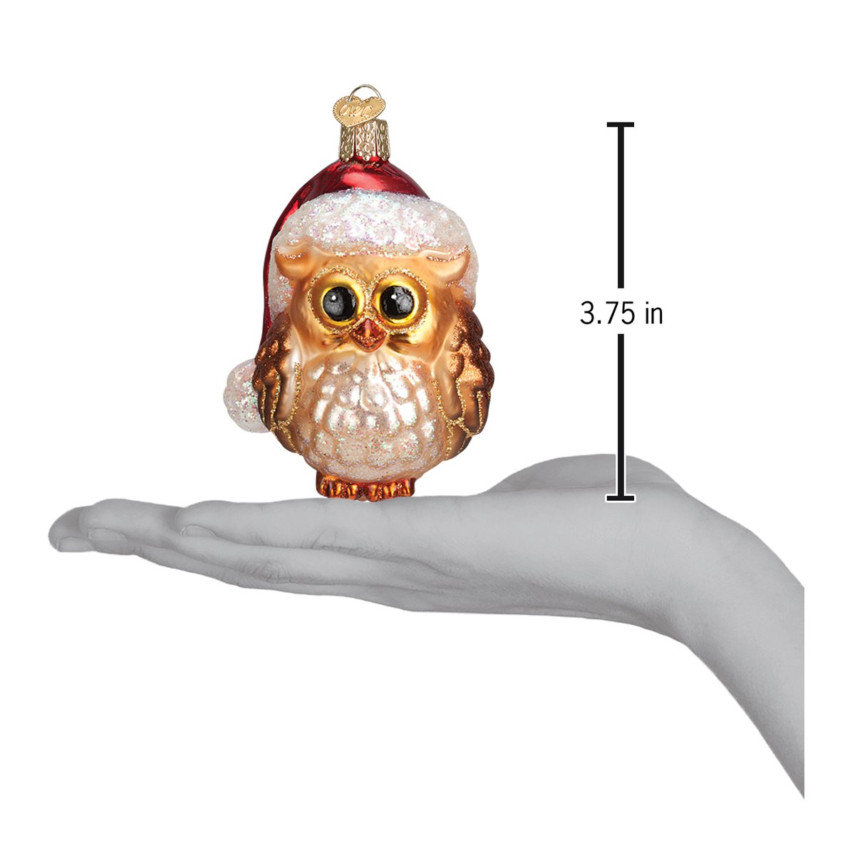 Santa Owl Ornament - themonogram manor