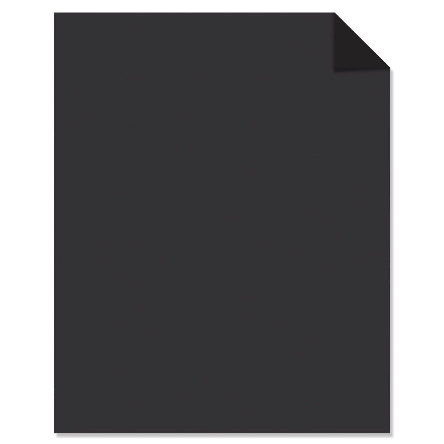 Astrobrights Color Cardstock, 65 lb Cover Weight, 8.5 x 11, Eclipse Black, 100/Pack - themonogram manor