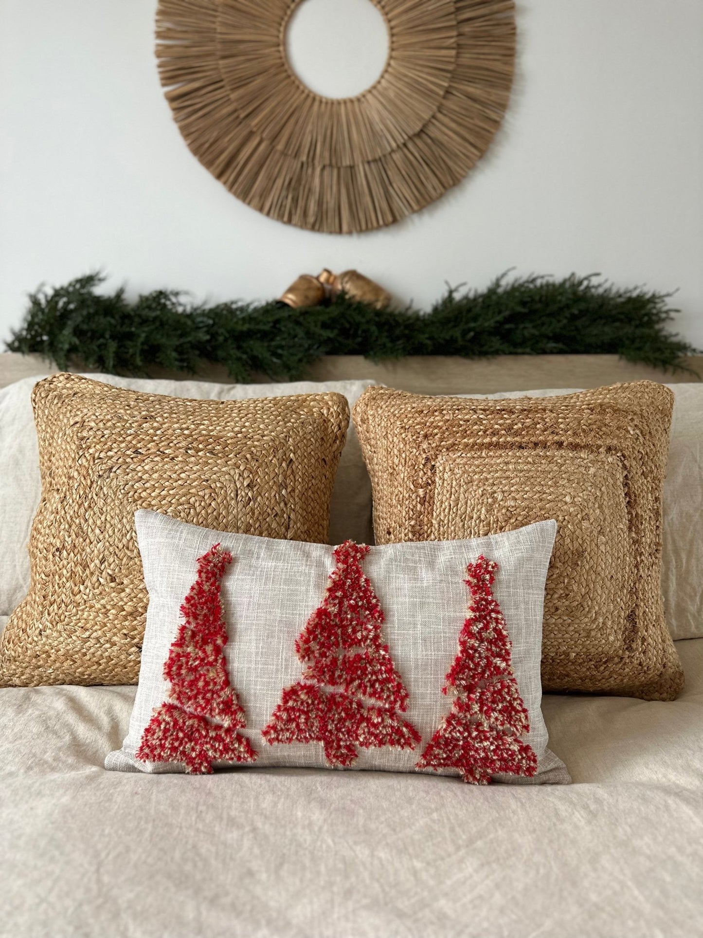 Merry Lumbar Pillow Cover - themonogram manor