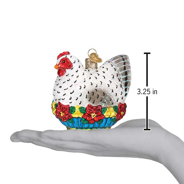 French Hen Ornament - themonogram manor