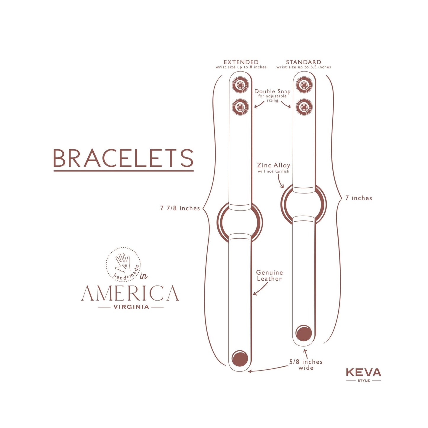 Dolores Leather Bracelet - themonogram manor