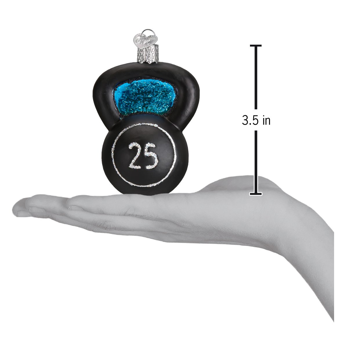 Kettlebell Weight Ornament - #themonogram manor #