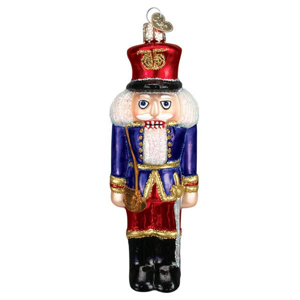 Blue Coat Soldier Nutcracker Ornament - themonogram manor