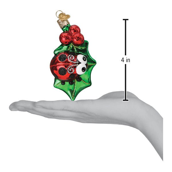 Holly Ladybug Ornament - themonogram manor