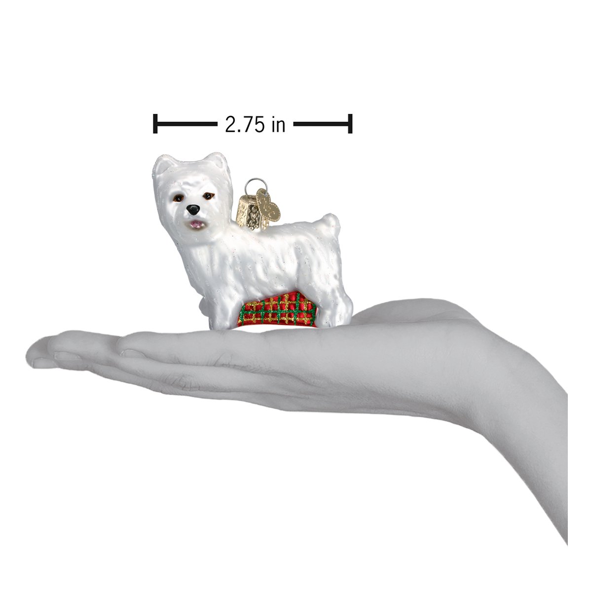 Westie Ornament - #themonogram manor #