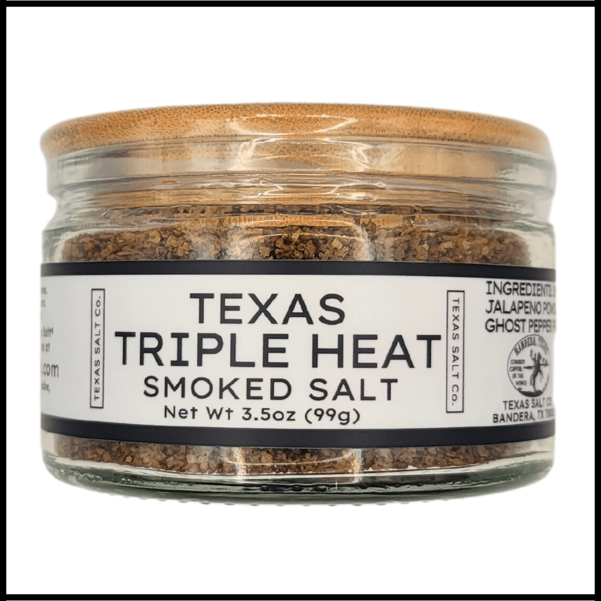 Texas Triple Heat Smoked Salt - themonogram manor
