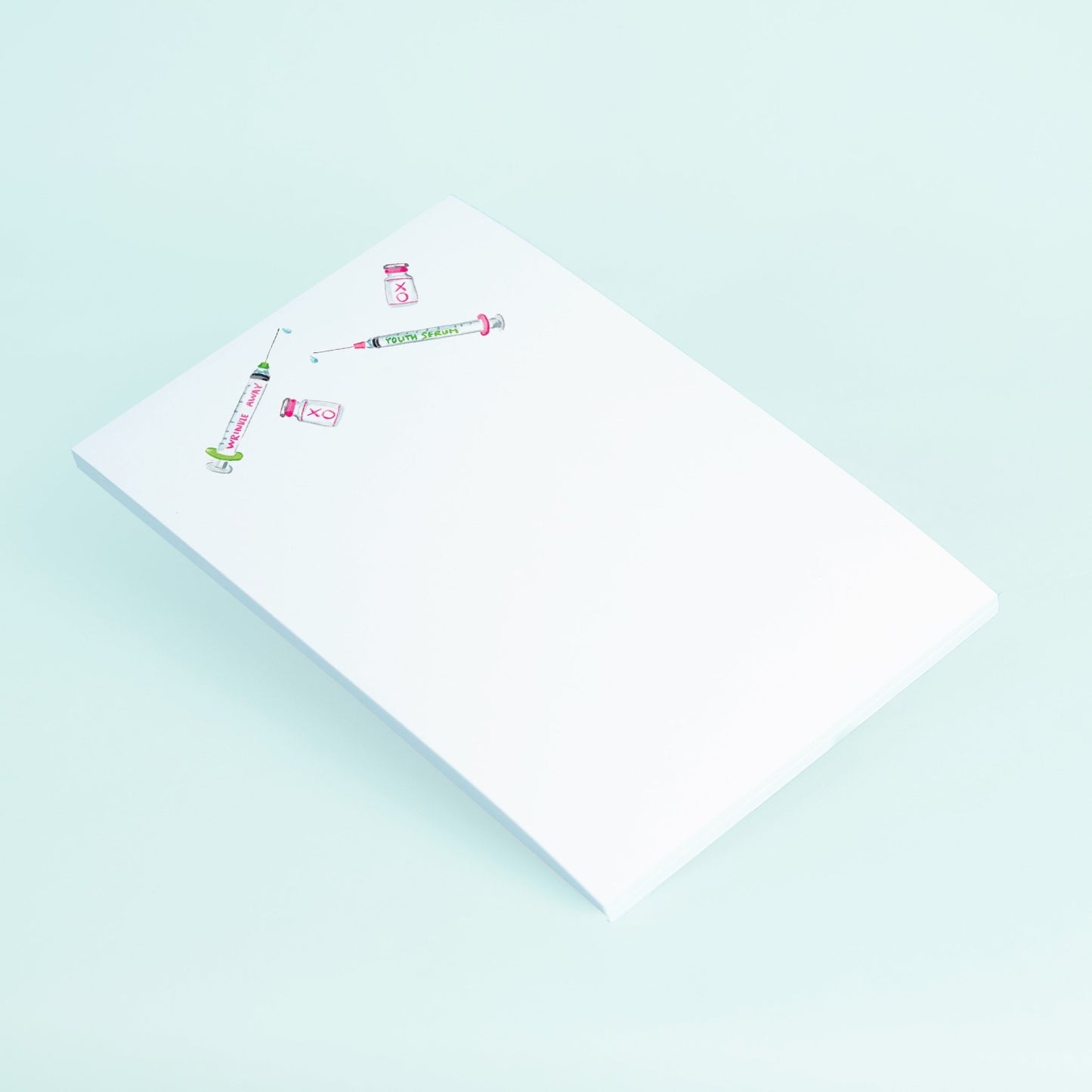 Botox Needles Notepad - themonogram manor