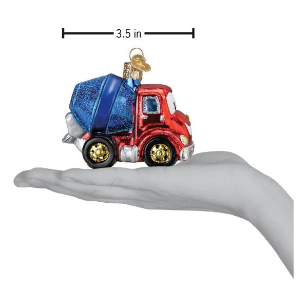 Cheerful Cement Truck Ornament - themonogram manor