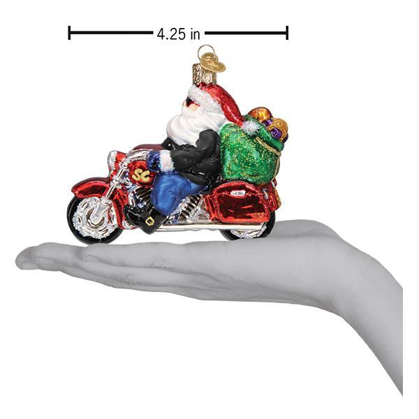 Biker Santa Ornament - themonogram manor
