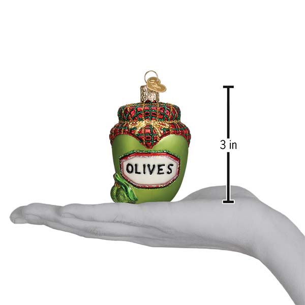 Jar Of Olives Ornament - #themonogram manor #