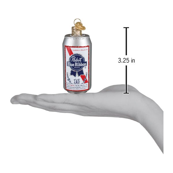 Pabst Blue Ribbon Beer Can Ornament - themonogram manor