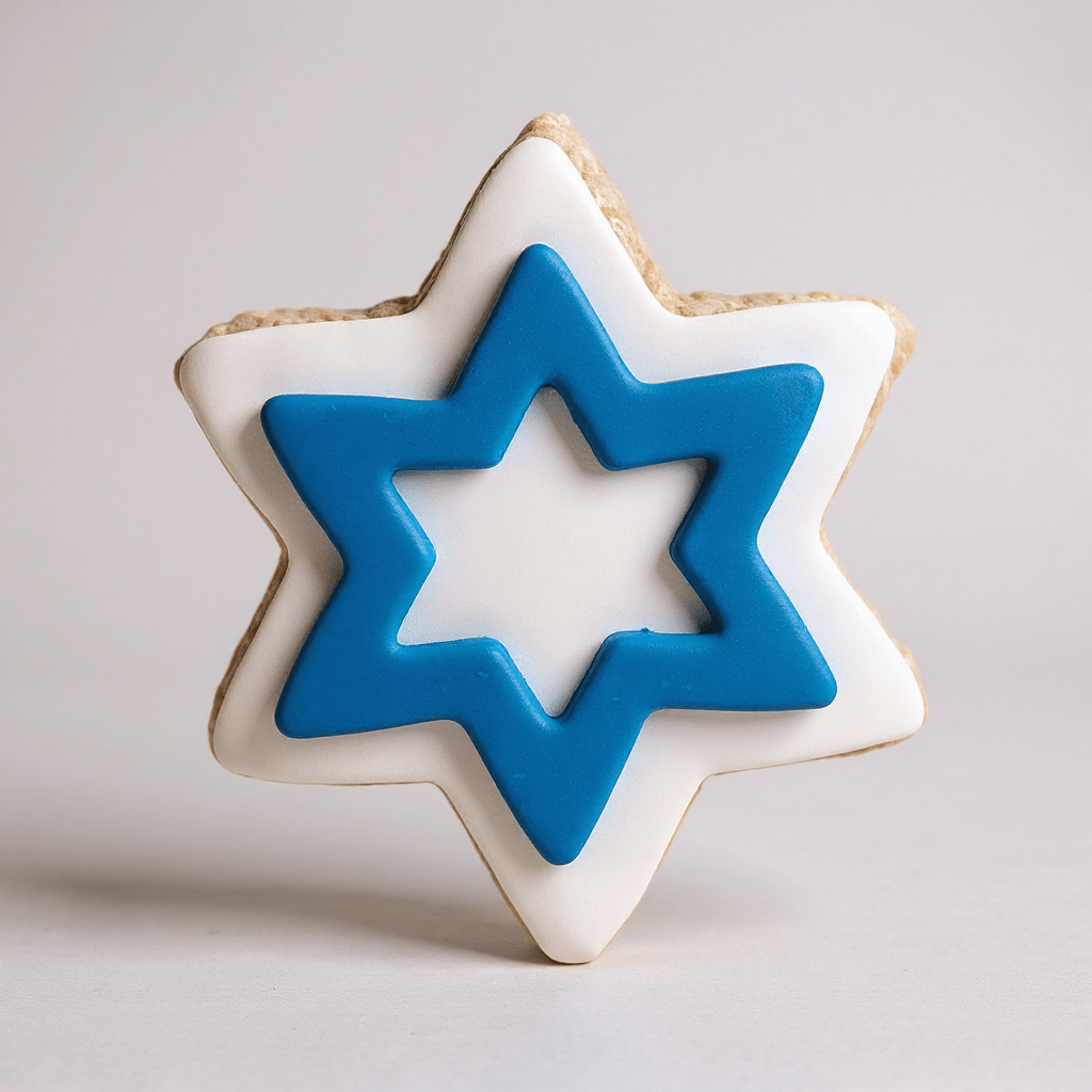 Hanukkah Star of David Rice Crispie Treats - themonogram manor