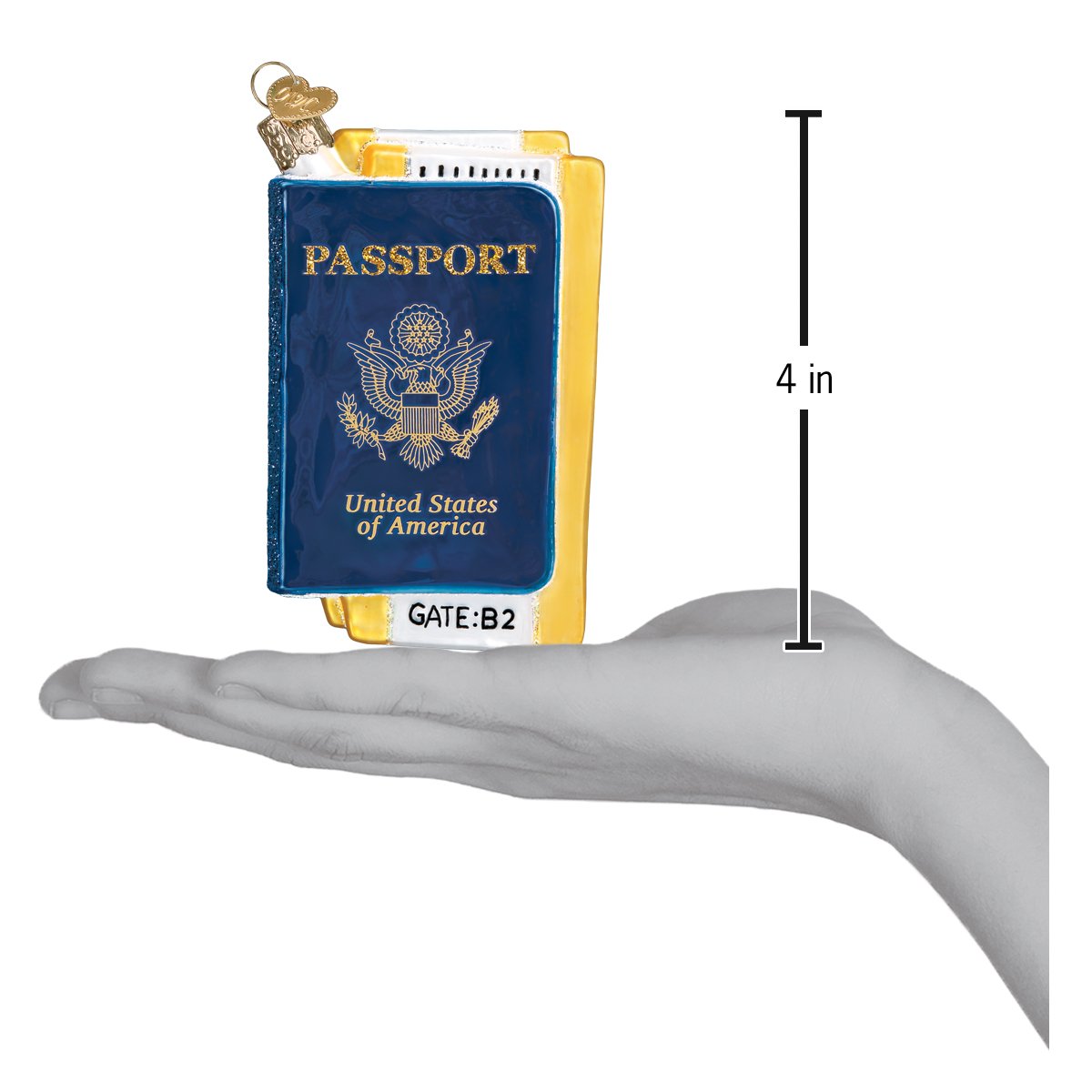 Passport Ornament - #themonogram manor #