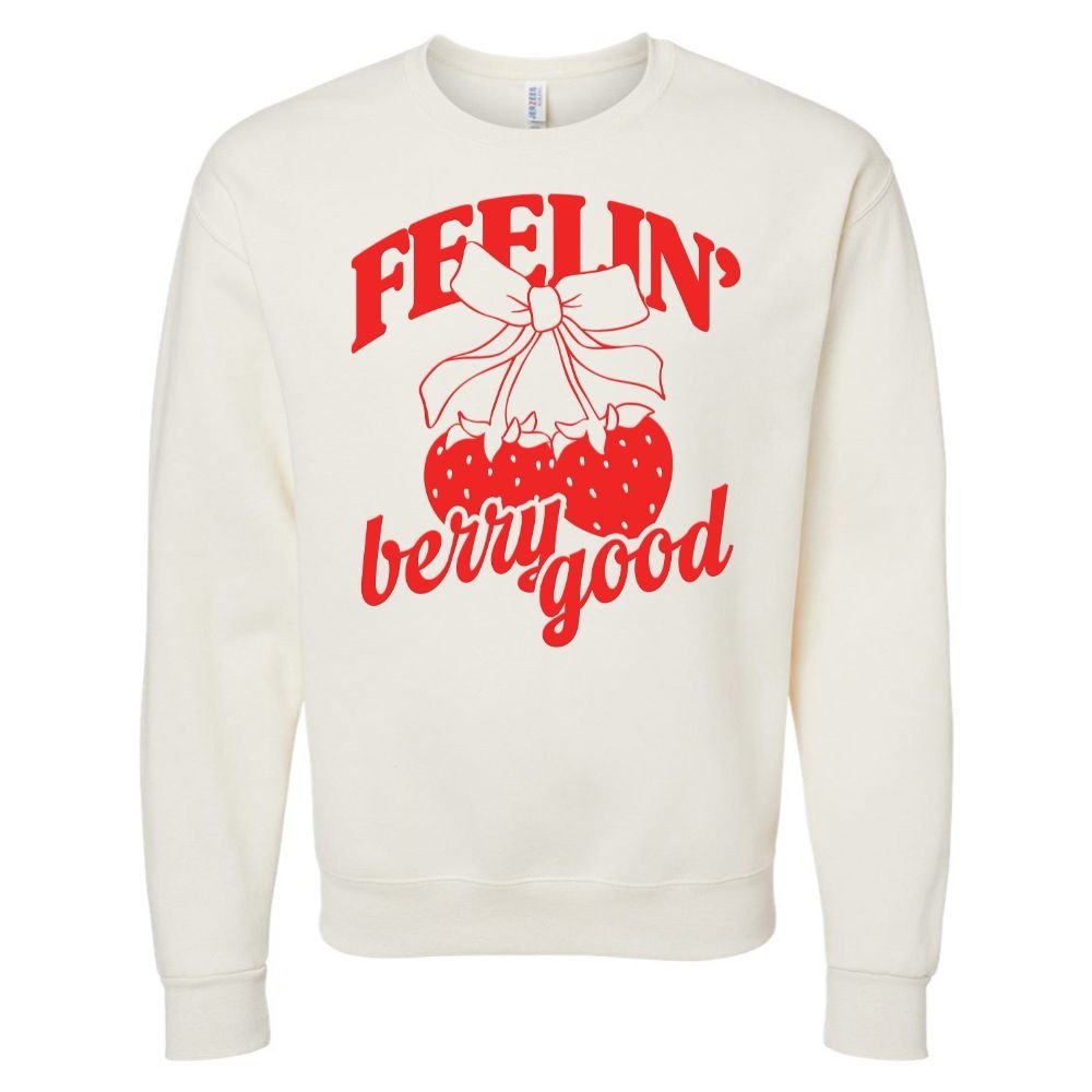 PUFF 'Berries & Bows' Crewneck Sweatshirt - themonogram manor