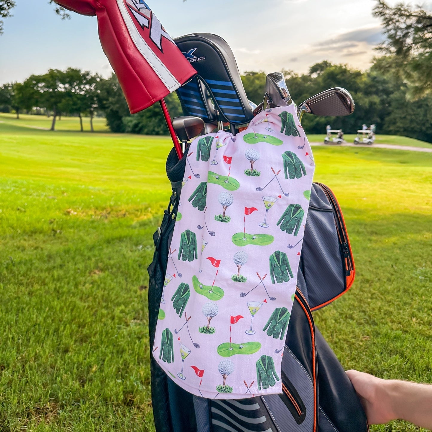 Golf Pattern Tea Towel - themonogram manor