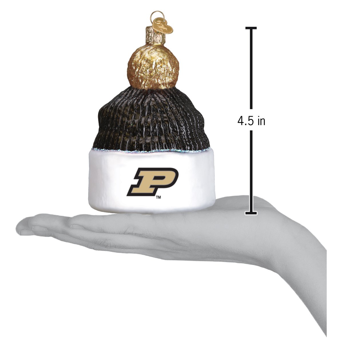 Purdue Beanie Ornament - themonogram manor