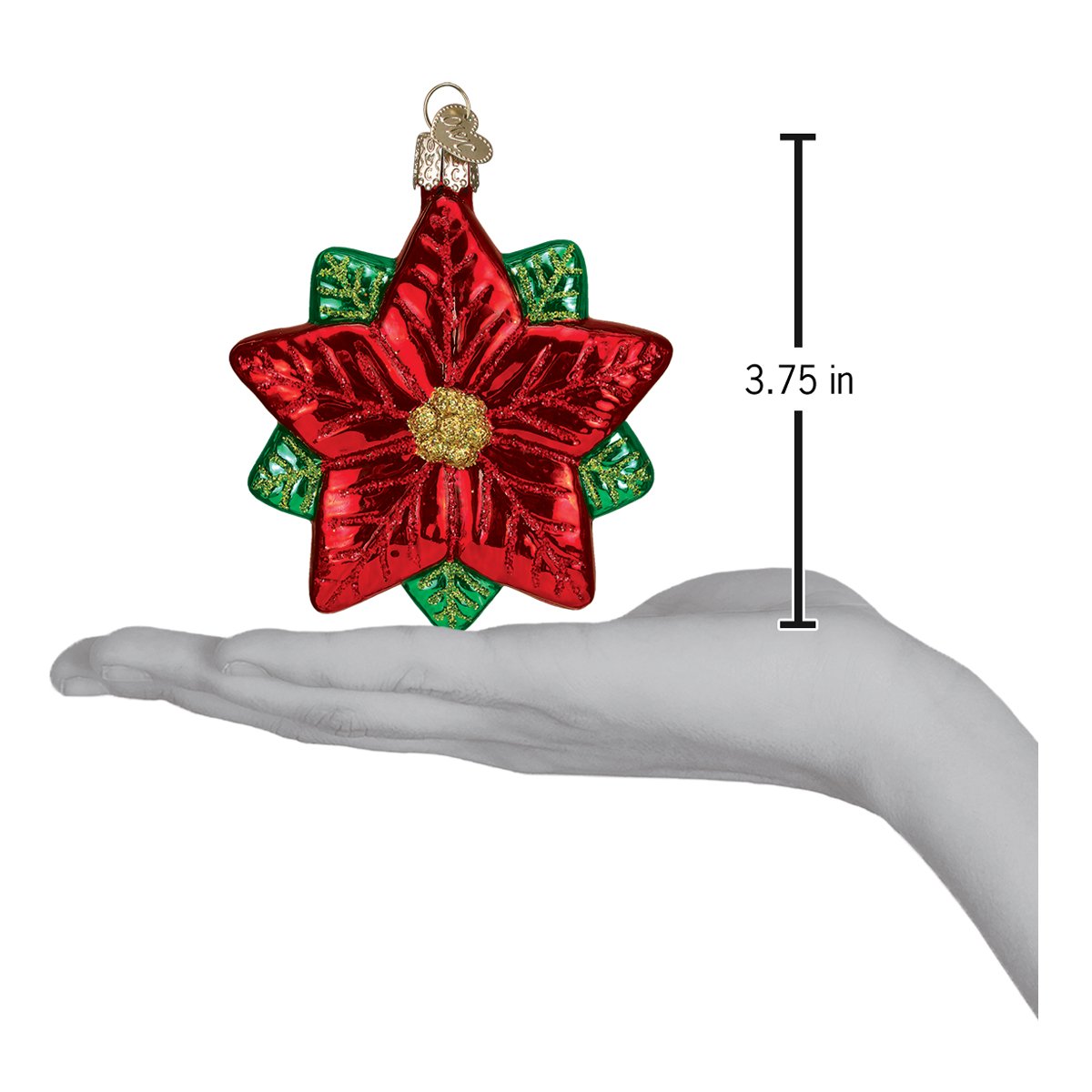 Poinsettia Star Ornament - #themonogram manor #