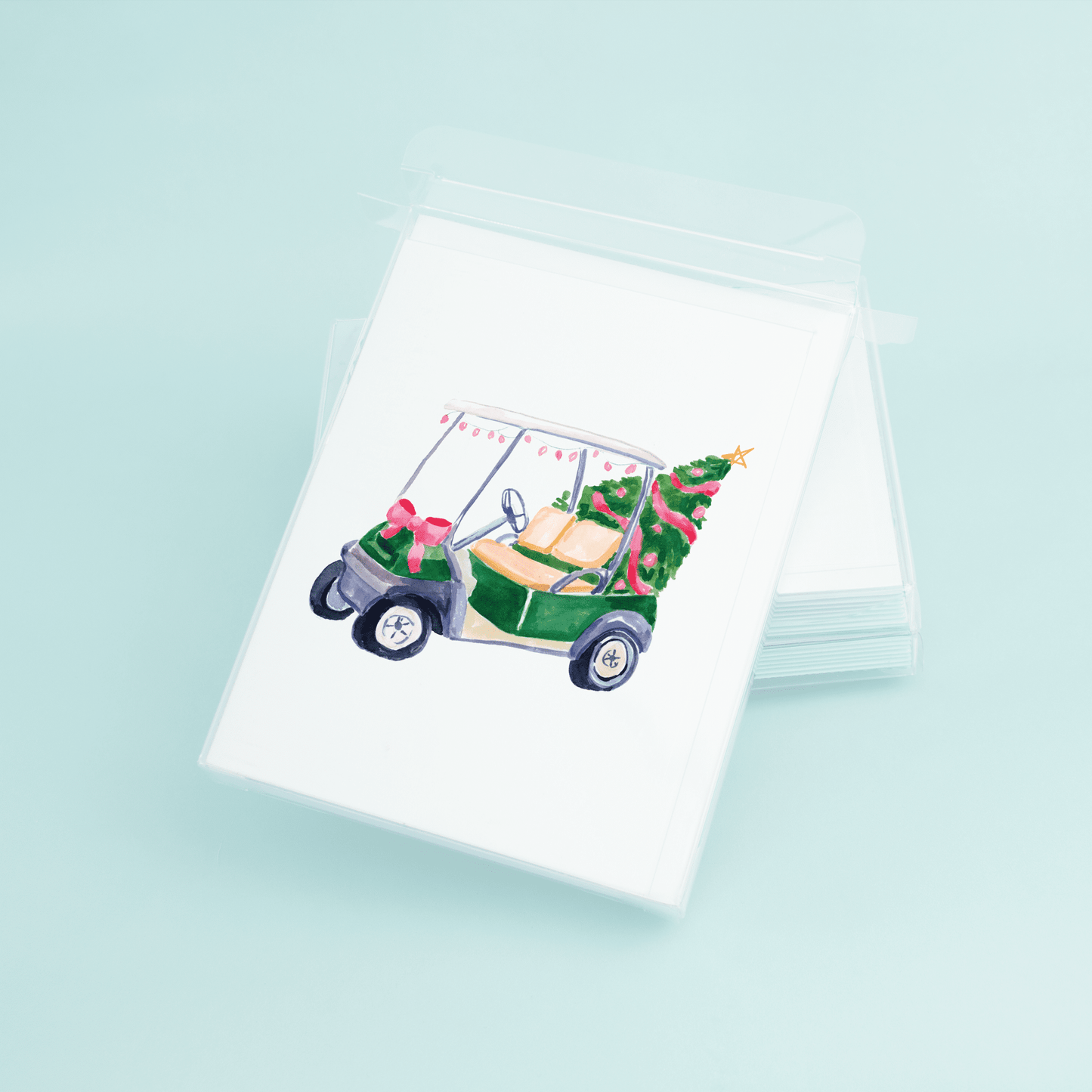 Holiday Golf Cart - themonogram manor
