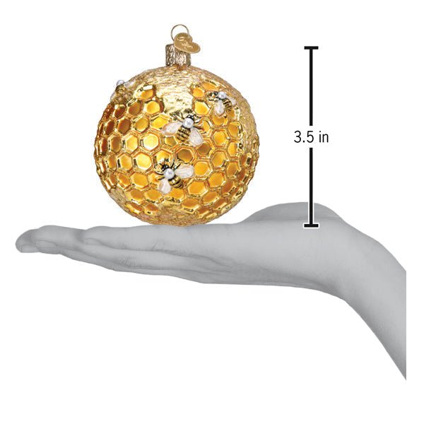 Bee Blessed Round Ornament - #themonogram manor #