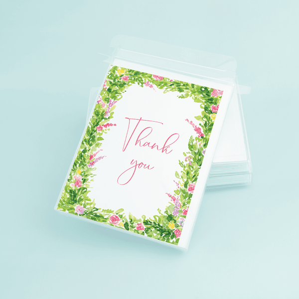 Floral "Thank You" - themonogram manor