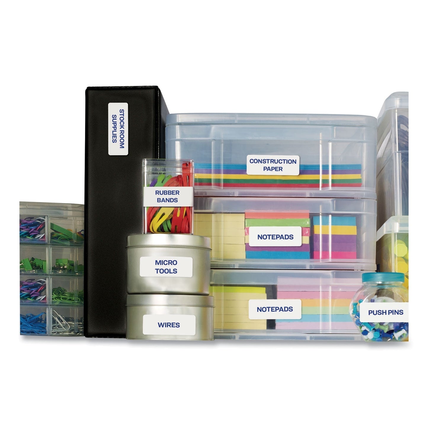 Avery Easy Peel White Address Labels w/ Sure Feed Technology, Laser Printers, 0.5 x 1.75, White, 80/Sheet, 100 Sheets/Box - themonogram manor