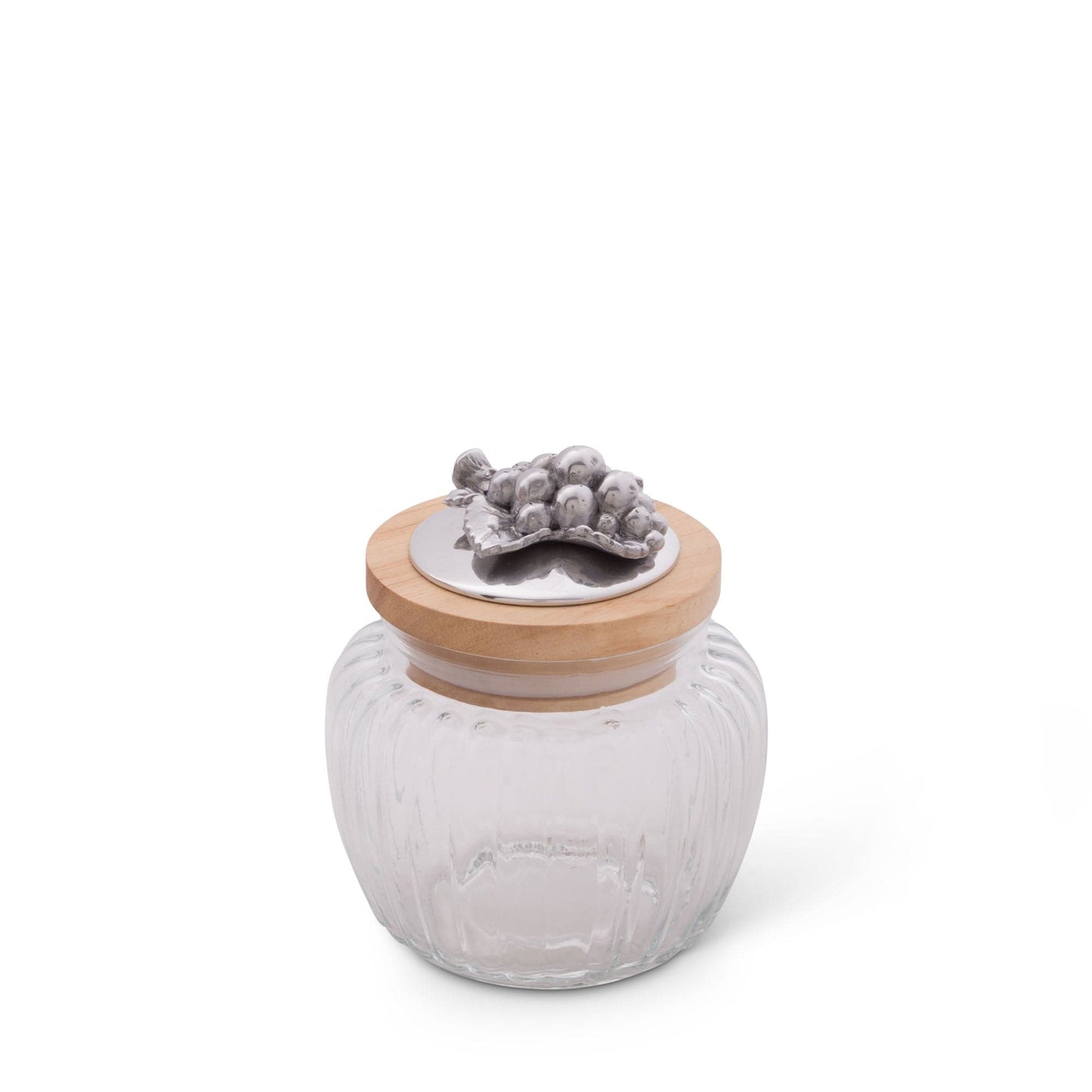 Grape Knob Glass Canisters - themonogram manor