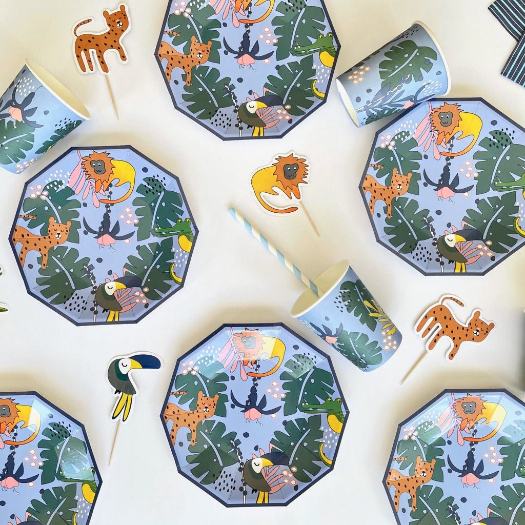 Tropical Animals Party Bags (Set of 8) - themonogram manor