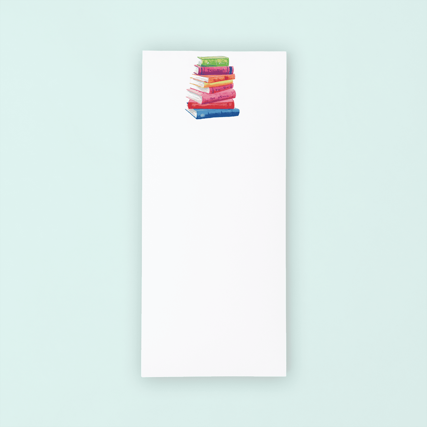 Pastel Book Stack Lists Pad - themonogram manor