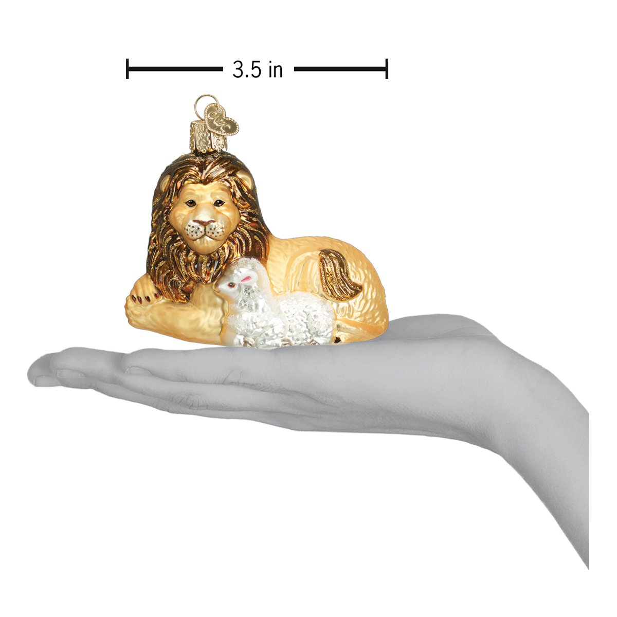 Lion And Lamb Ornament - themonogram manor