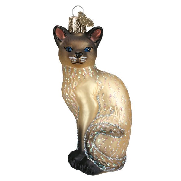 Tan Siamese Cat Ornament - themonogram manor