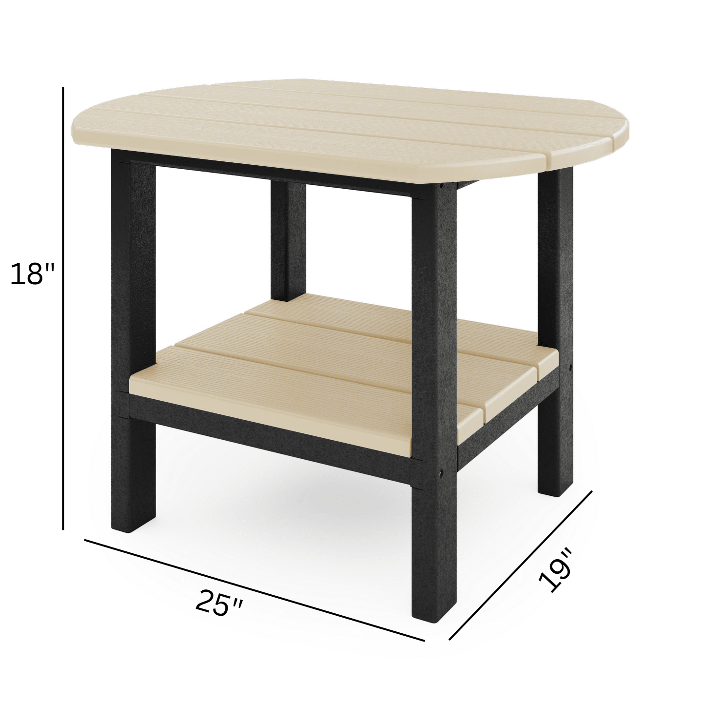 25" St. Simons Oval Side Table - themonogram manor