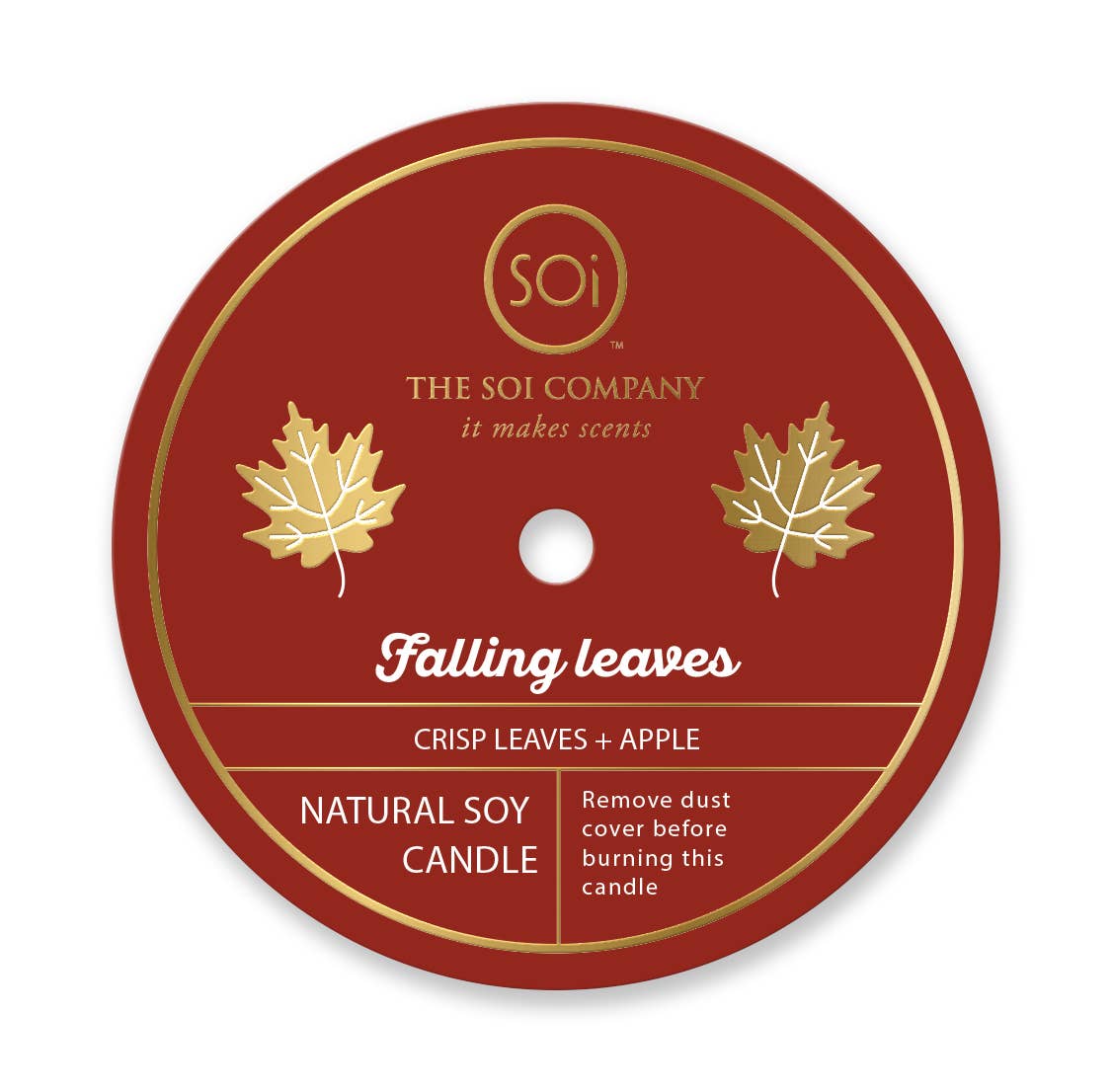 Happy Fall 12oz Icon Candle - themonogram manor