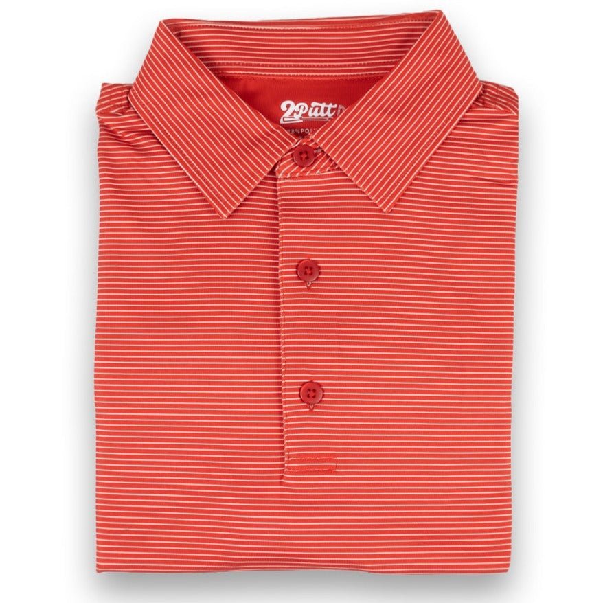 Red Stripe Men's Polo - themonogram manor
