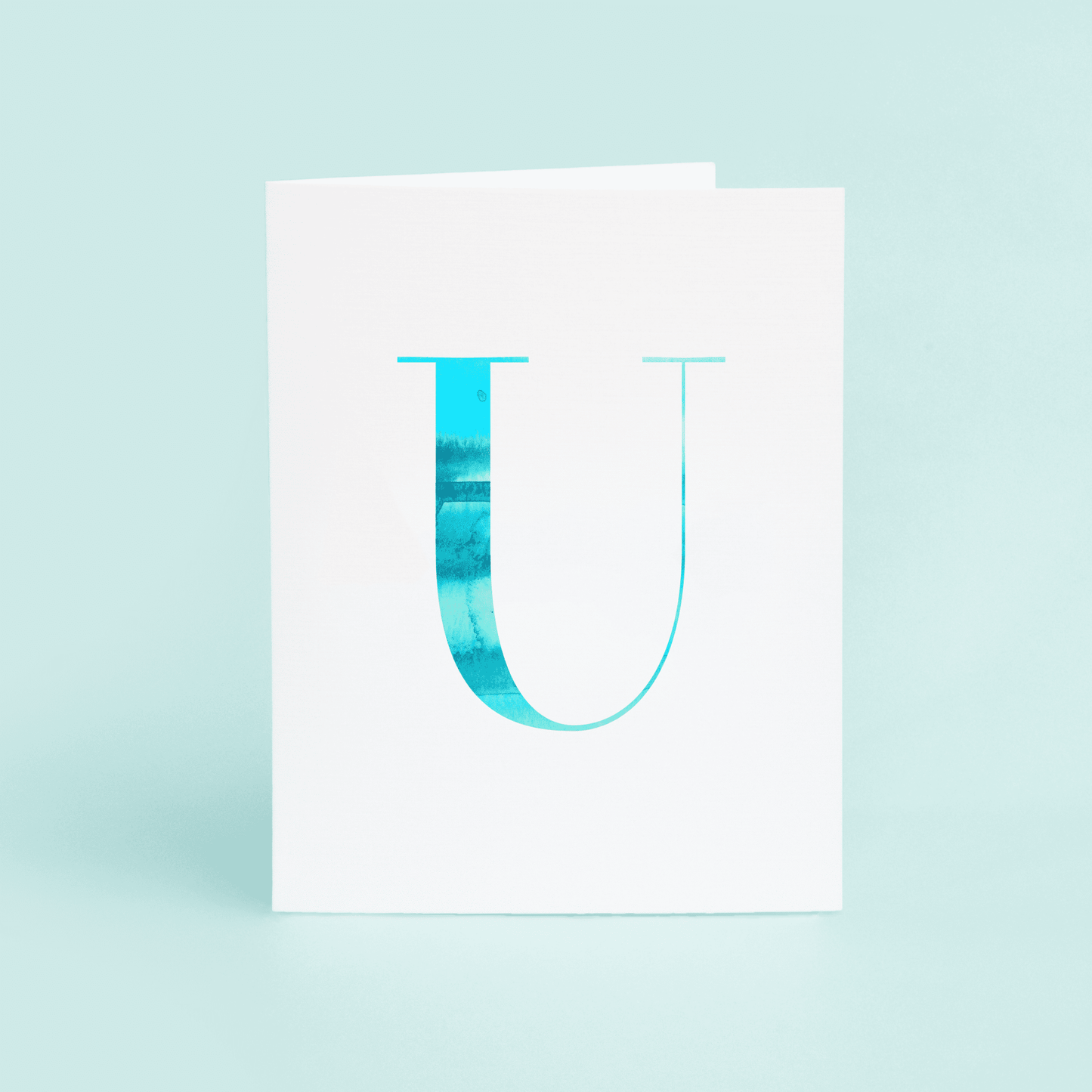 U Folded Card - themonogram manor
