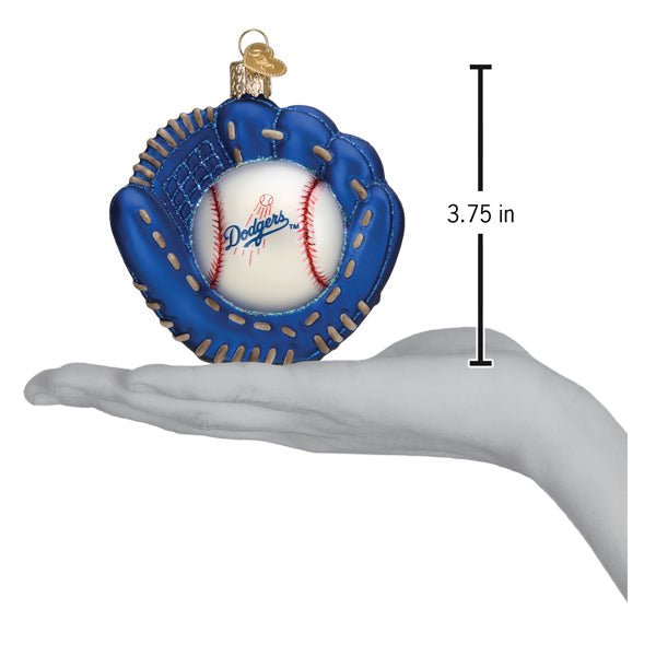Dodgers Baseball Mitt Ornament - themonogram manor