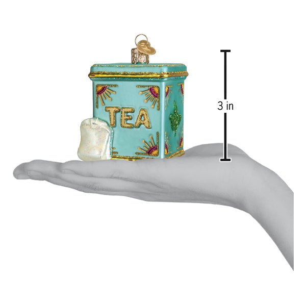 Tea Tin Ornament - #themonogram manor #