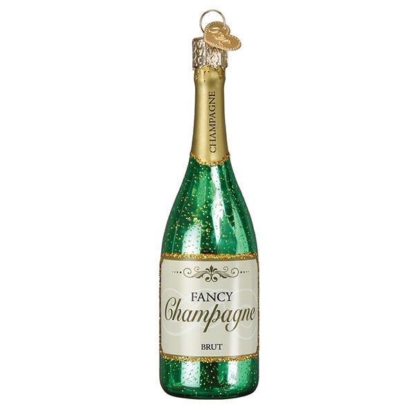 Fancy Champagne Bottle Ornament - themonogram manor