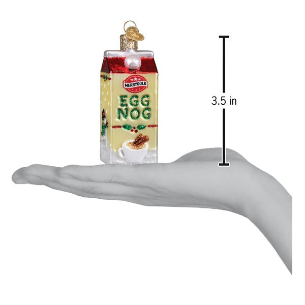 Eggnog Carton Ornament - themonogram manor