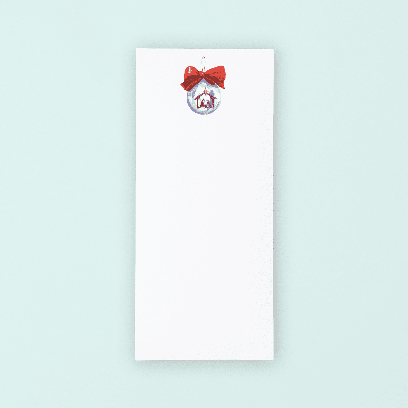 Nativity Ornament Lists Pad - themonogram manor