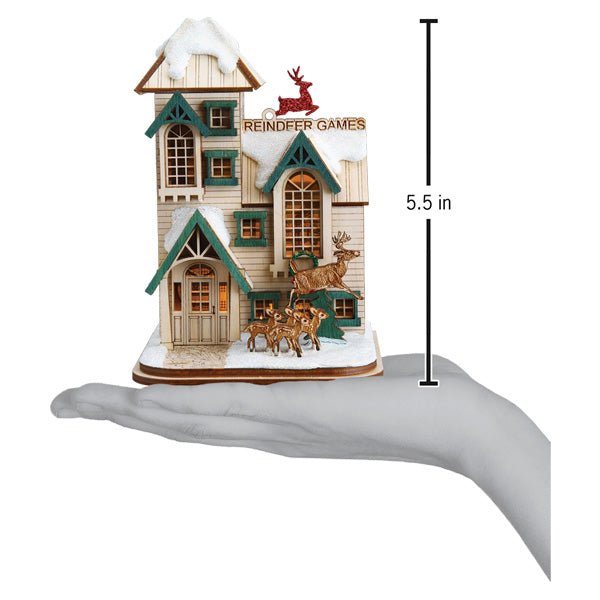 Reindeer Games Ornament - themonogram manor