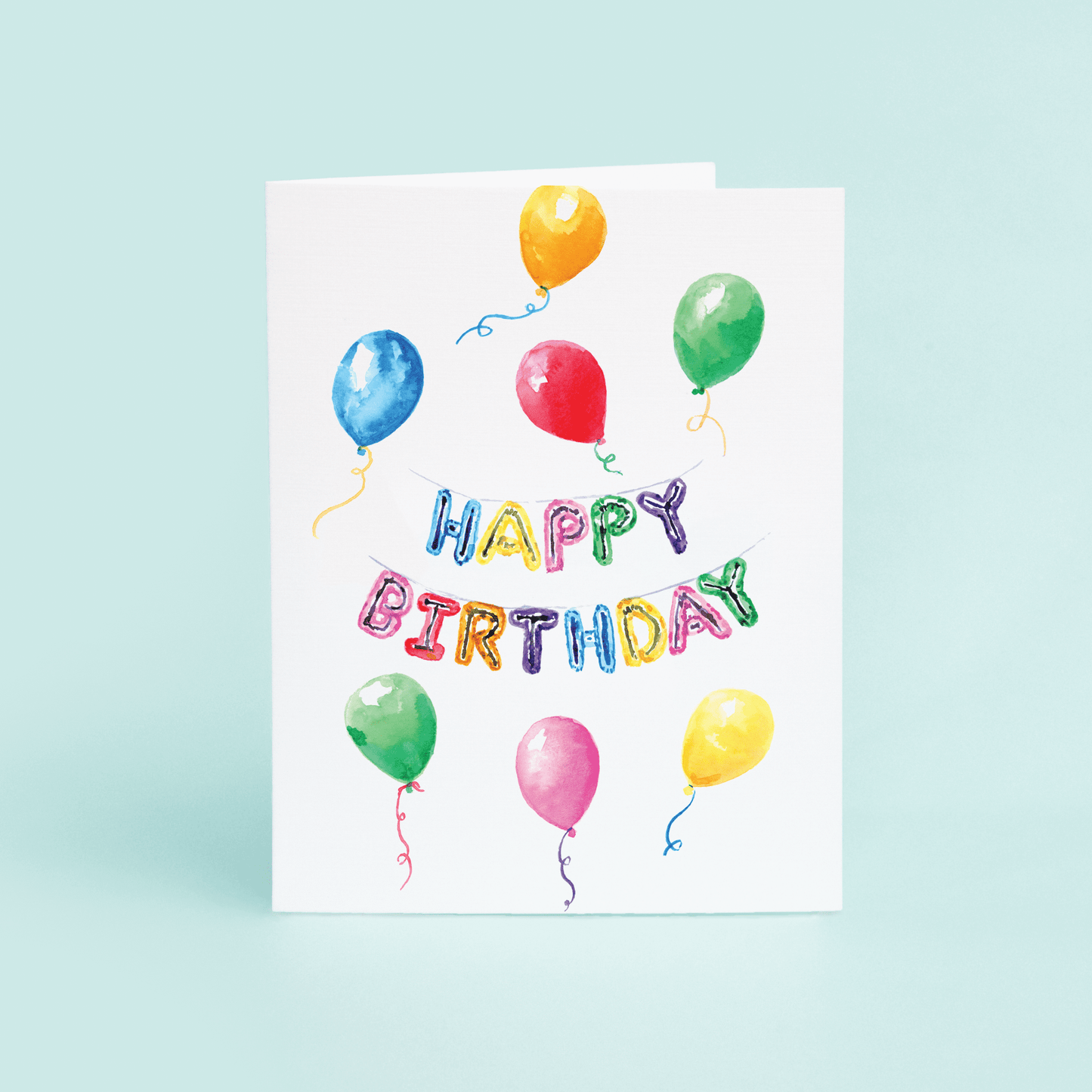 Happy Birthday Balloon Banner - themonogram manor
