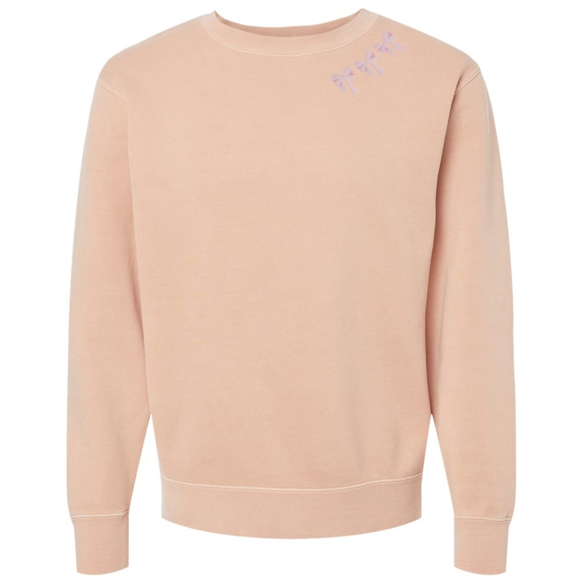 Embroidered 'Bow Collar' Cozy Crew - themonogram manor