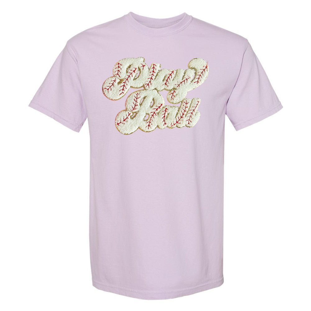 Play Ball Letter Patch T-Shirt - themonogram manor