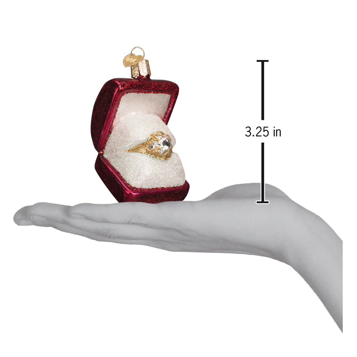 Ring In Box Ornament - #themonogram manor #