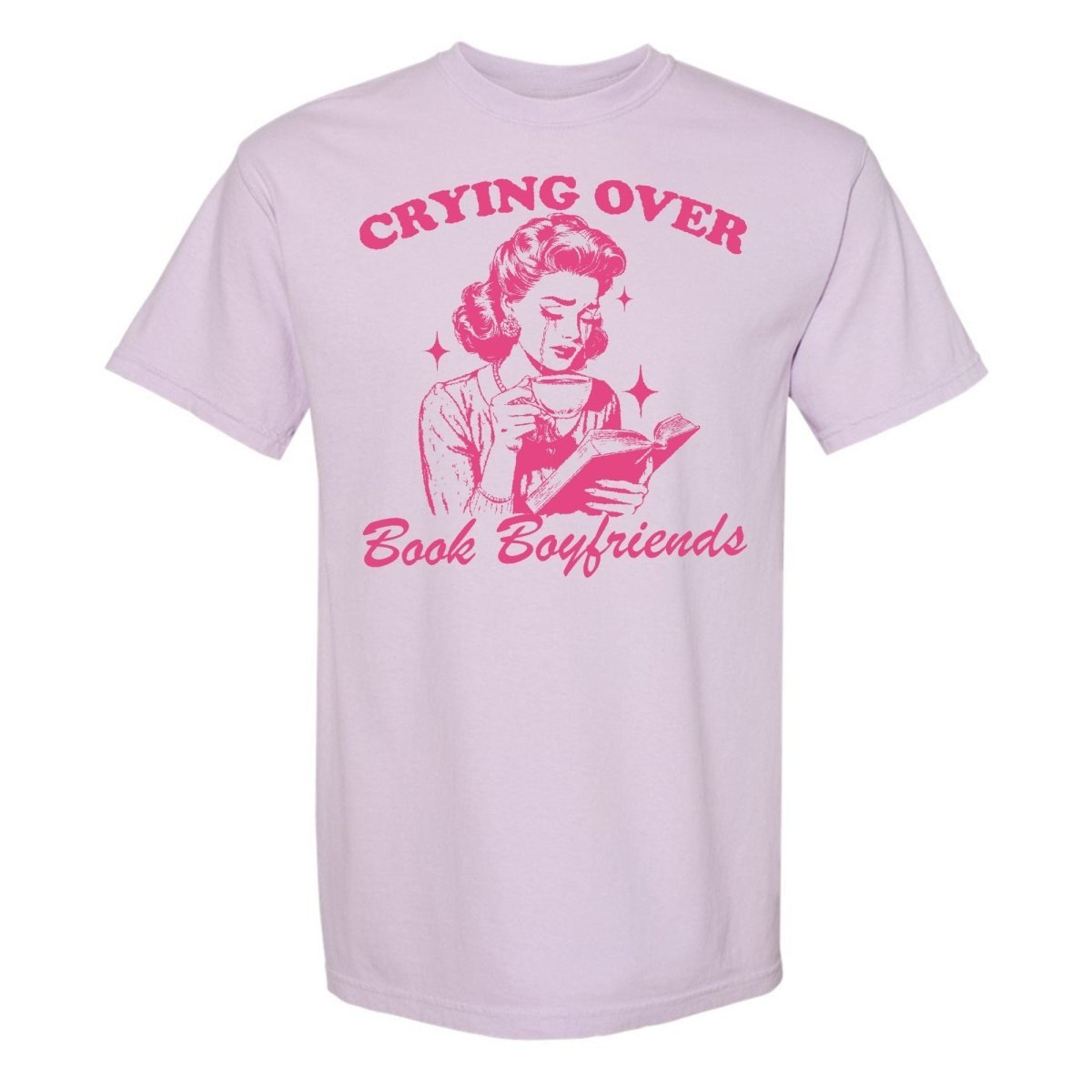 'Crying Over Book Boyfriends' T-Shirt - themonogram manor