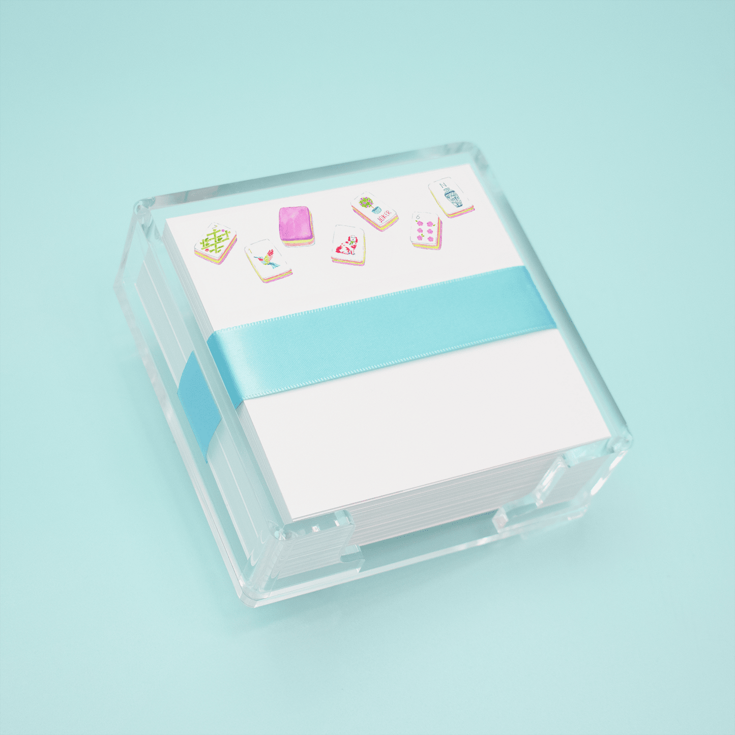 Large Mahjong Tiles Desk Set - themonogram manor