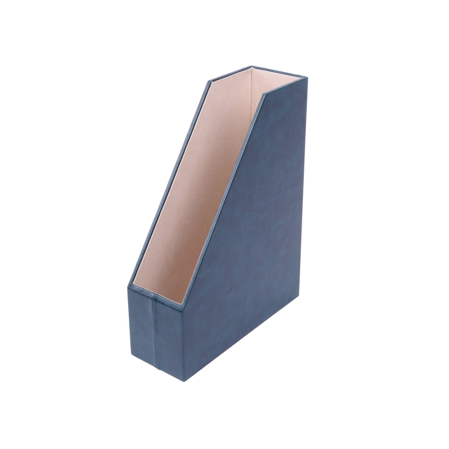 MOOG Faux Leather Magazines Holder - File Organizer - themonogram manor